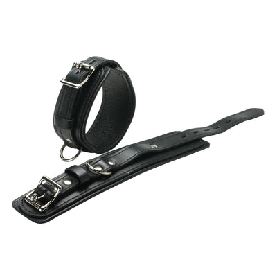 Strict Leather Premium Locking Wrist Cuffs LeatherR from Strict Leather