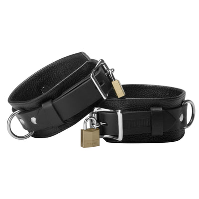 Strict Leather Deluxe Locking Wrist Cuffs LeatherR from Strict Leather