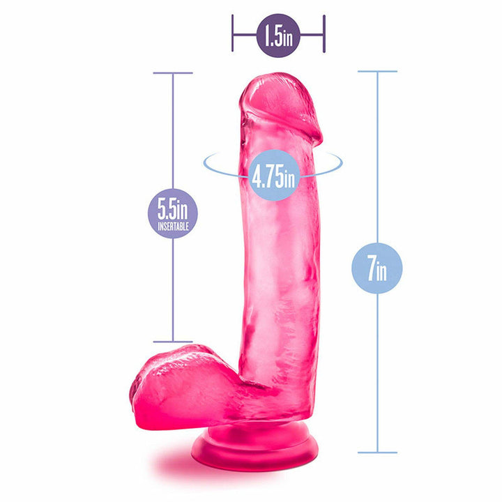 Sweet N Hard 1 - Pink - 7 Inch - The Dildo Hub