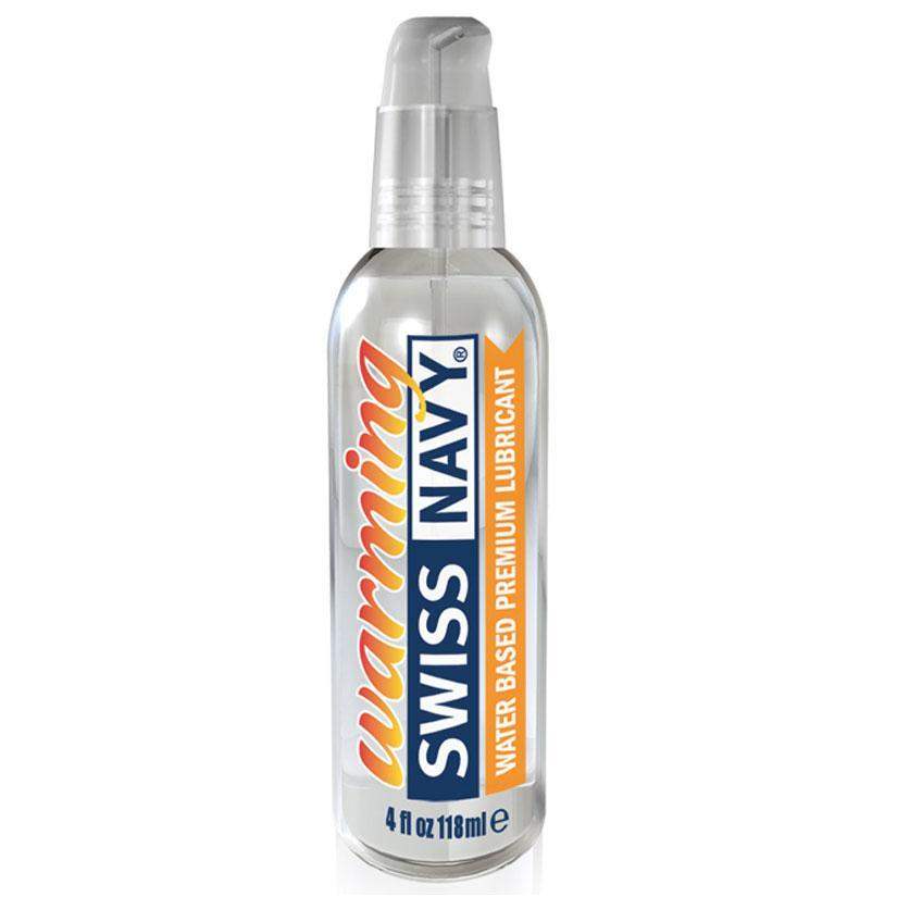 Swiss Navy Water-Based Warming Lubricant 4oz - The Dildo Hub