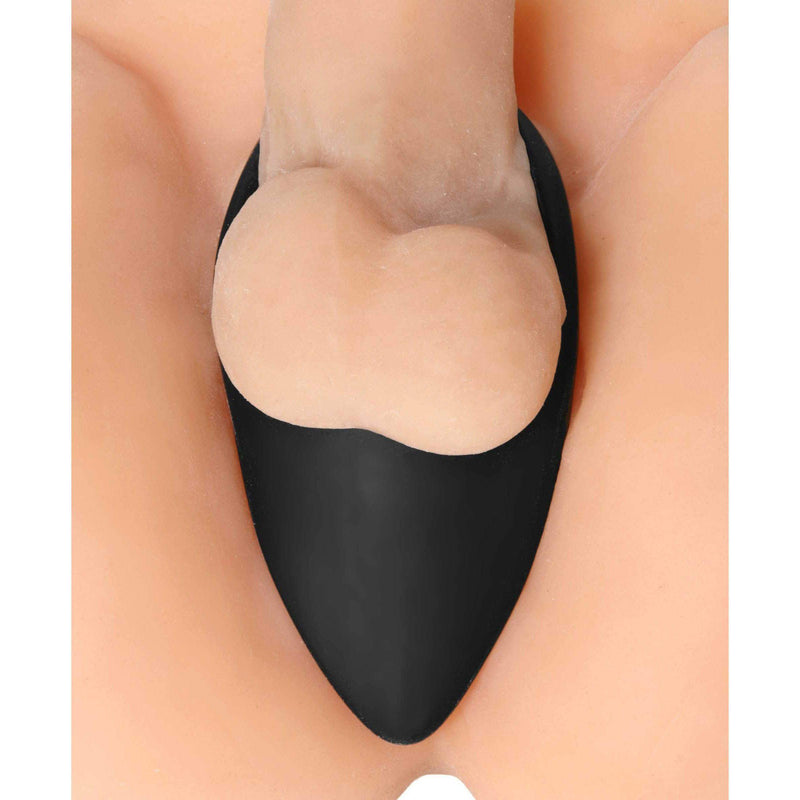 Taint Teaser Silicone Cock Ring and Taint Stimulator - 1.75 Inch - The Dildo Hub