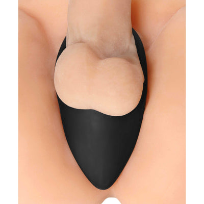 Taint Teaser Silicone Cock Ring and Taint Stimulator - 2 Inch - The Dildo Hub