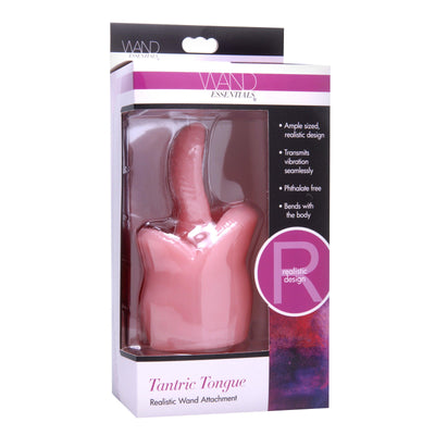 Tantric Tongue Realistic Oral Sex Wand Attachment - The Dildo Hub