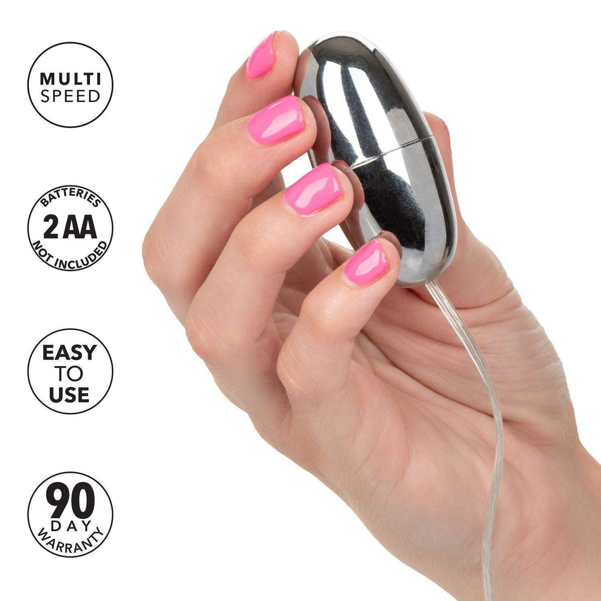 Teardrop Bullet Vibrator - Smoke | CalExotics - The Dildo Hub