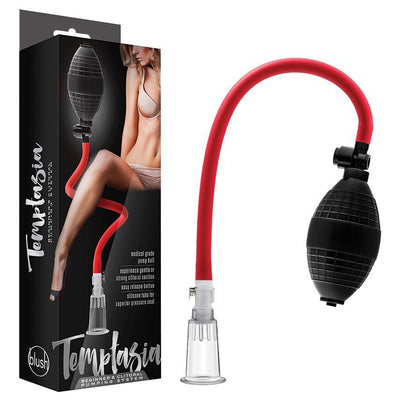 Temptasia Beginner's Clitoral Pumping System - Black | Blush - The Dildo Hub