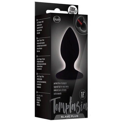 Temptasia Slave Plug-Black - The Dildo Hub