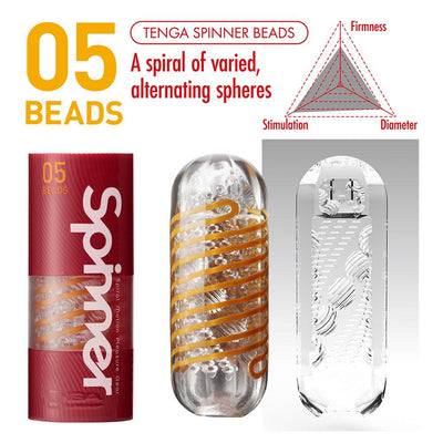 Tenga Spinner - 05 Beads Stroker - The Dildo Hub