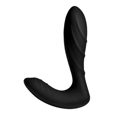 Textured Silicone Prostate Vibrator with Remote Control - The Dildo Hub