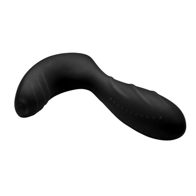 Textured Silicone Prostate Vibrator with Remote Control - The Dildo Hub