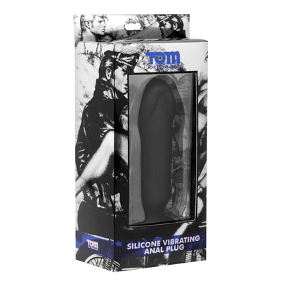 Tom of Finland Silicone Vibrating Anal Plug vibesextoys from Tom of Finland