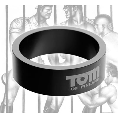 Tom of Finland 50mm Aluminum Cock Ring steel-cockrings from Tom of Finland