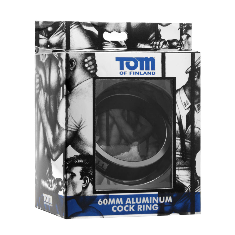 Tom of Finland 60mm Aluminum Cock Ring steel-cockrings from Tom of Finland