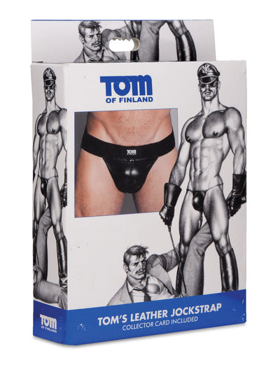 Tom of Finland Leather Jock Strap- ML mens-clothing from Tom of Finland