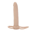 The Accommodator Dual Penetrator - Ivory | CalExotics