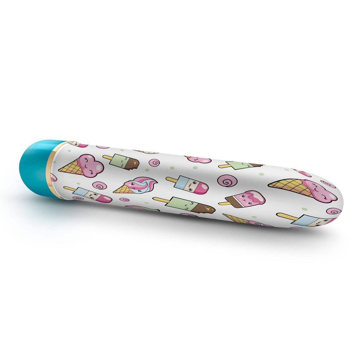 The Collection Sweet Cream Classic Slim Vibe-Blue 7" - The Dildo Hub