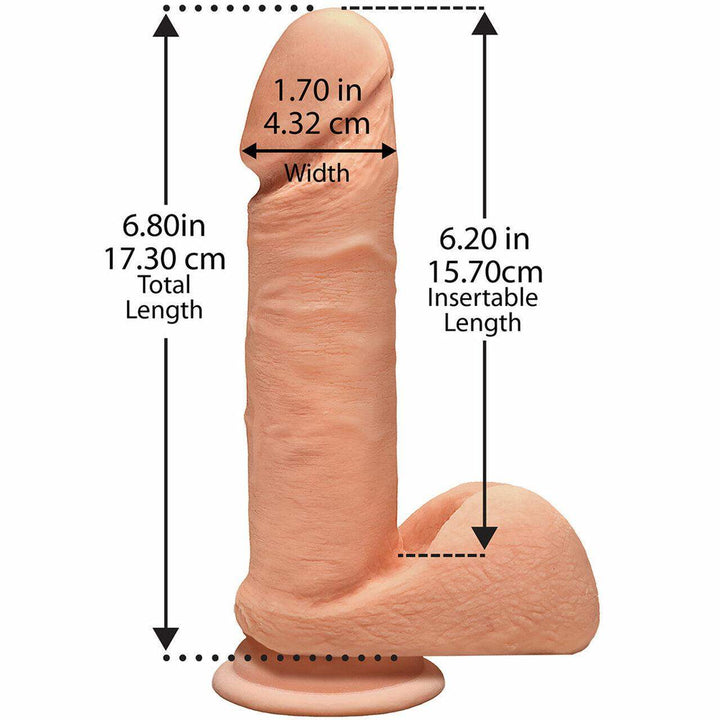 The D - Perfect D 7 Inch - Vanilla - The Dildo Hub