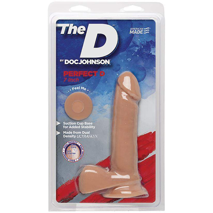 The D - Perfect D 7 Inch - Vanilla - The Dildo Hub