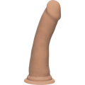 The D Slim Ultraskyn Without Balls-Vanilla 6 Inch