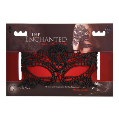 The Enchanted Black Lace Mask - The Dildo Hub