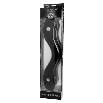 The Enforcer Black Wooden Humbler - The Dildo Hub