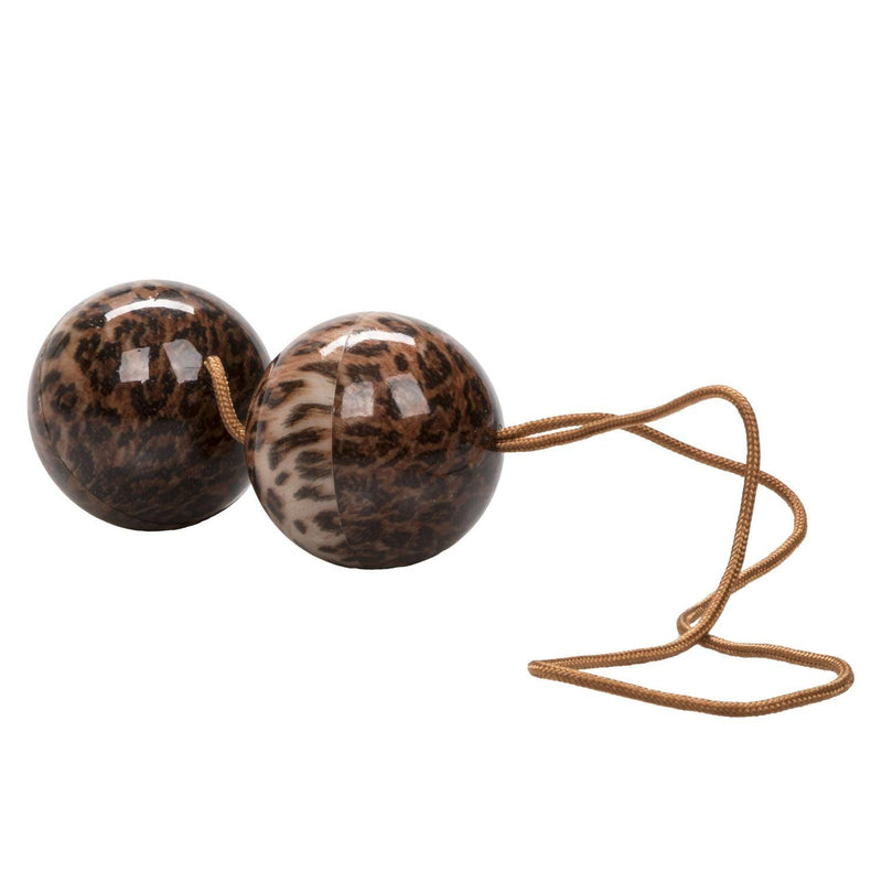 The Leopard Duo Tone Kegel Balls | CalExotics - The Dildo Hub