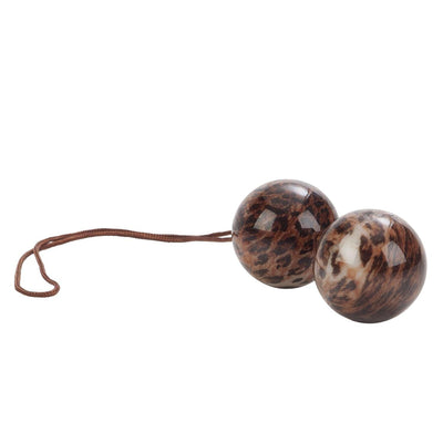 The Leopard Duo Tone Kegel Balls | CalExotics - The Dildo Hub