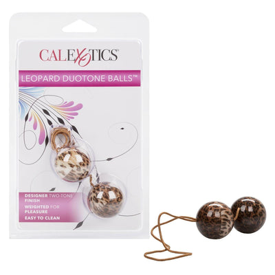 The Leopard Duo Tone Kegel Balls | CalExotics - The Dildo Hub