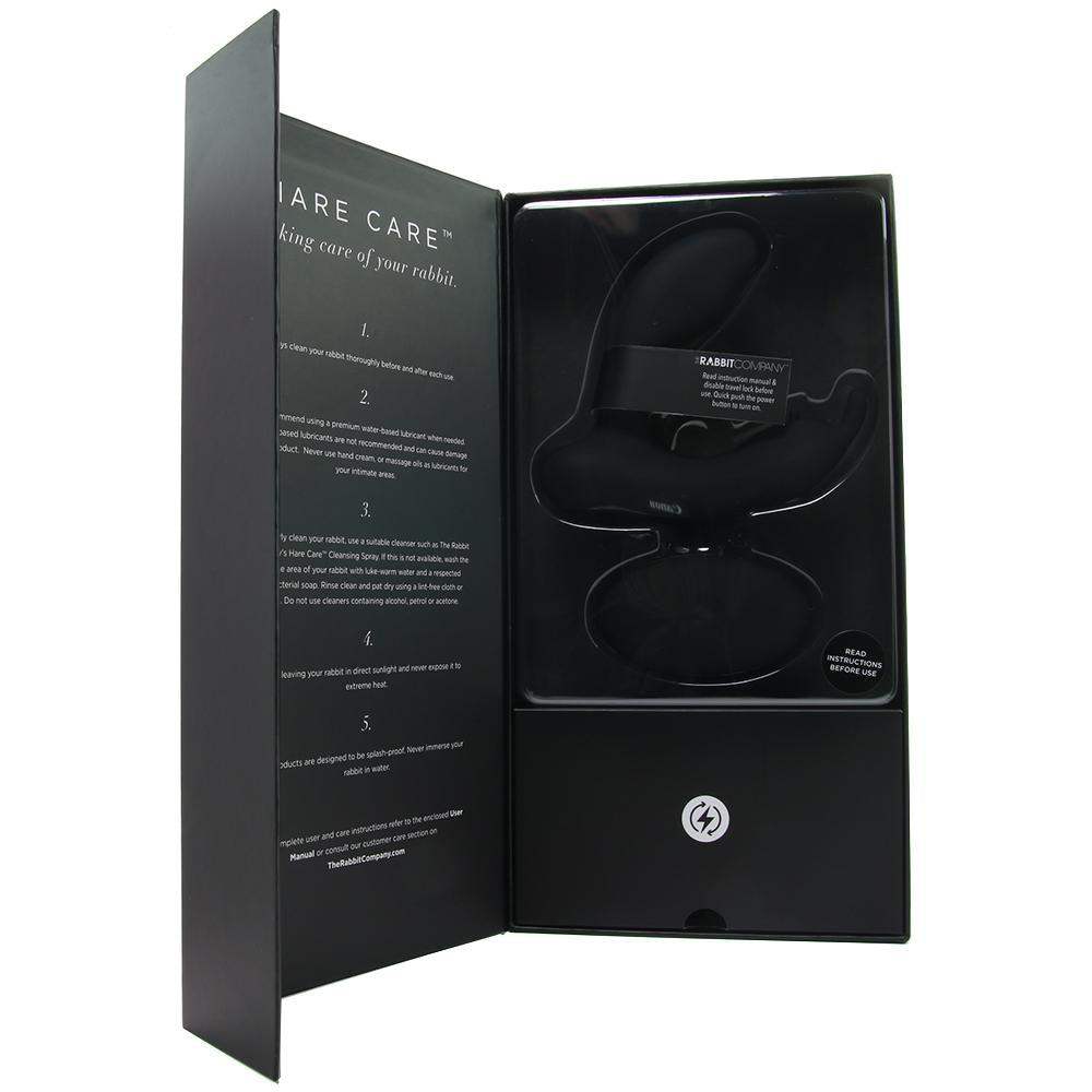 The Prostate Rabbit Rechargeable-Black - The Dildo Hub