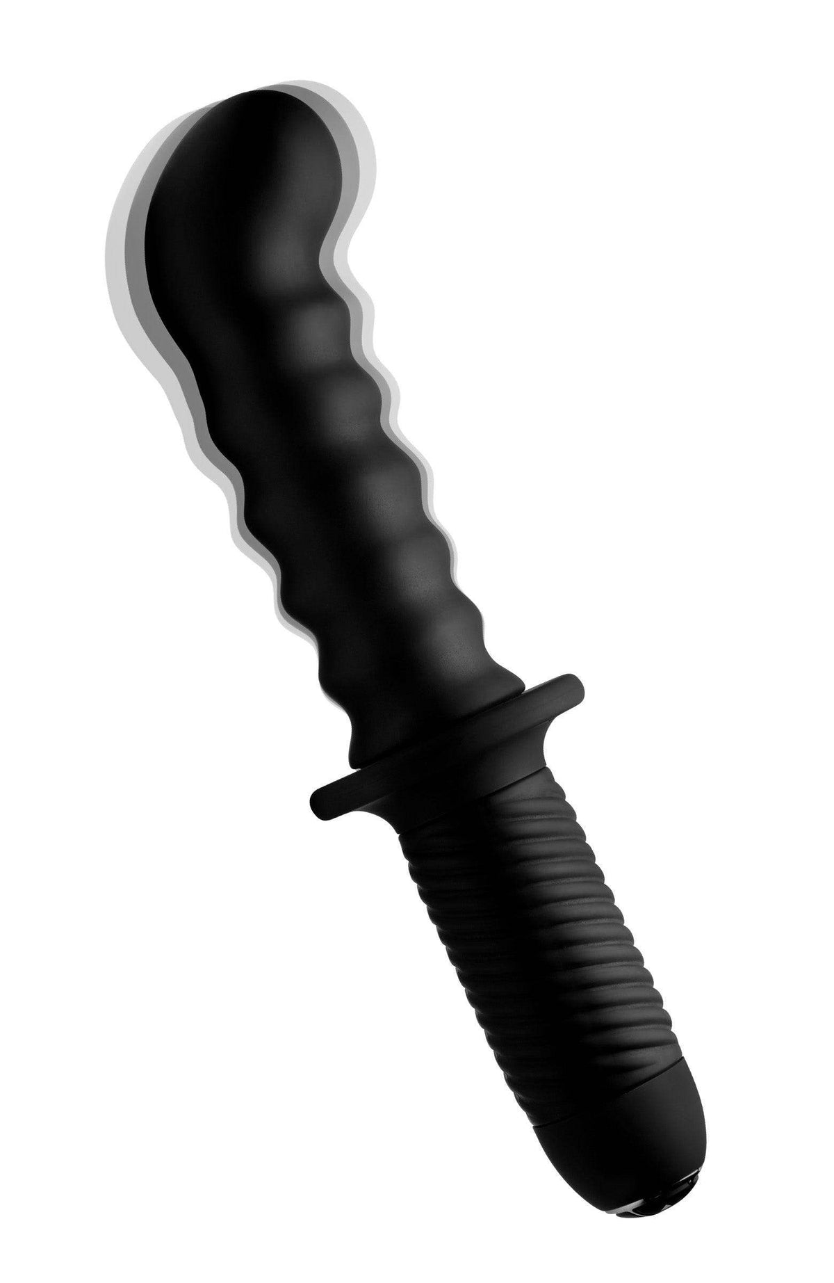 The Skew 10X Silicone Vibrator with Handle - The Dildo Hub