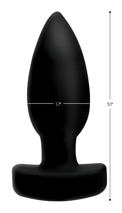 The Taper 10X Smooth Silicone Remote Control Vibrating Butt Plug - The Dildo Hub