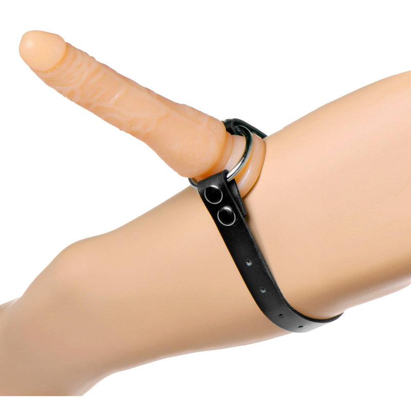 Thigh or Boot Leather Strap On Dildo Harness - The Dildo Hub