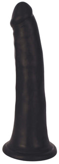 Thinz 8 Inch Slim Realistic Dildo- Black
