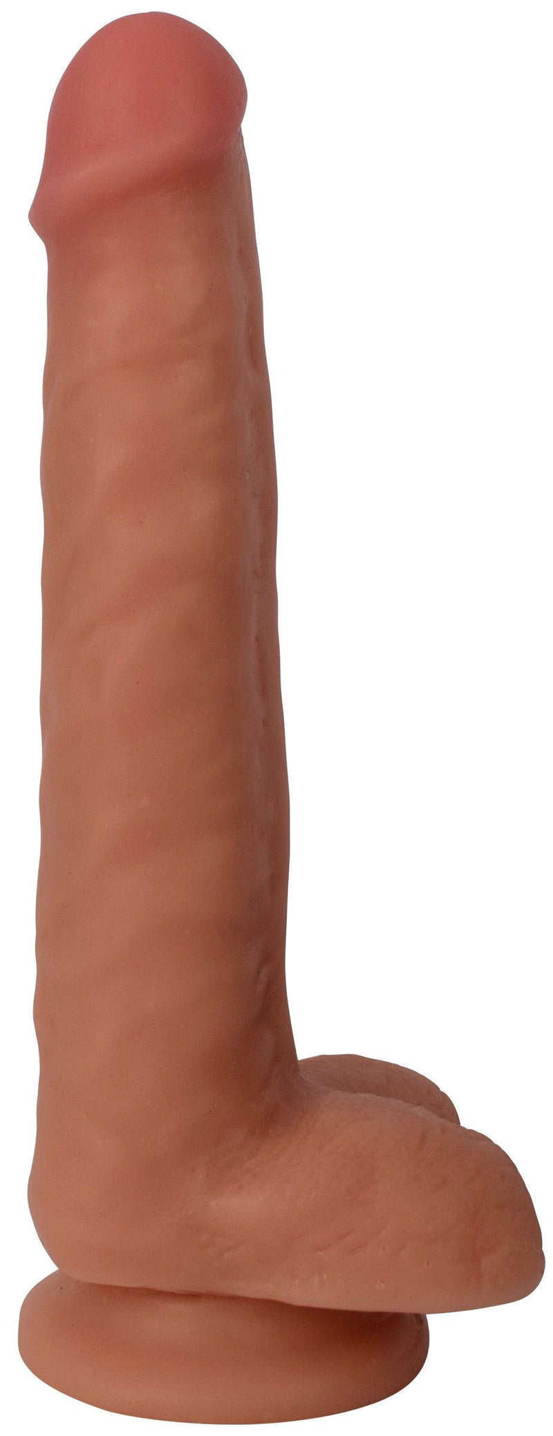 Thinz 8 Inch Slim Realistic Dildo with Balls - Light - The Dildo Hub