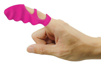 Thrill-Her Silicone Finger Vibrator - Pink - The Dildo Hub