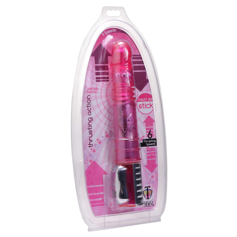 ThrustHer Sex Stick- Pink - The Dildo Hub