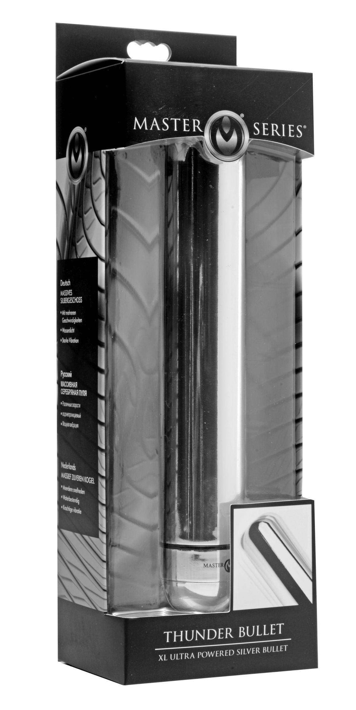 Thunder Bullet XL Ultra Powered Silver Vibe - The Dildo Hub