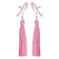 Tickle Me Pink Nipple Clamp Tassels