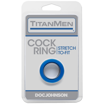 TitanMen® Tools - Cock Ring - Blue | Doc Johnson - The Dildo Hub