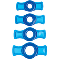 TitanMen® Tools - Cock Ring Set - Blue | Doc Johnson