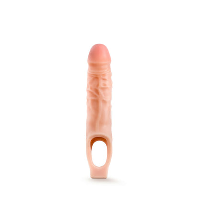 Penis Extension Performance Sheath - Vanilla 9 inch. | Blush  from The Dildo Hub