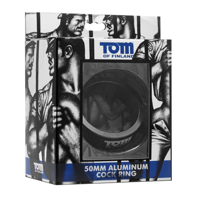 Tom of Finland 50mm Aluminum Cock Ring - The Dildo Hub