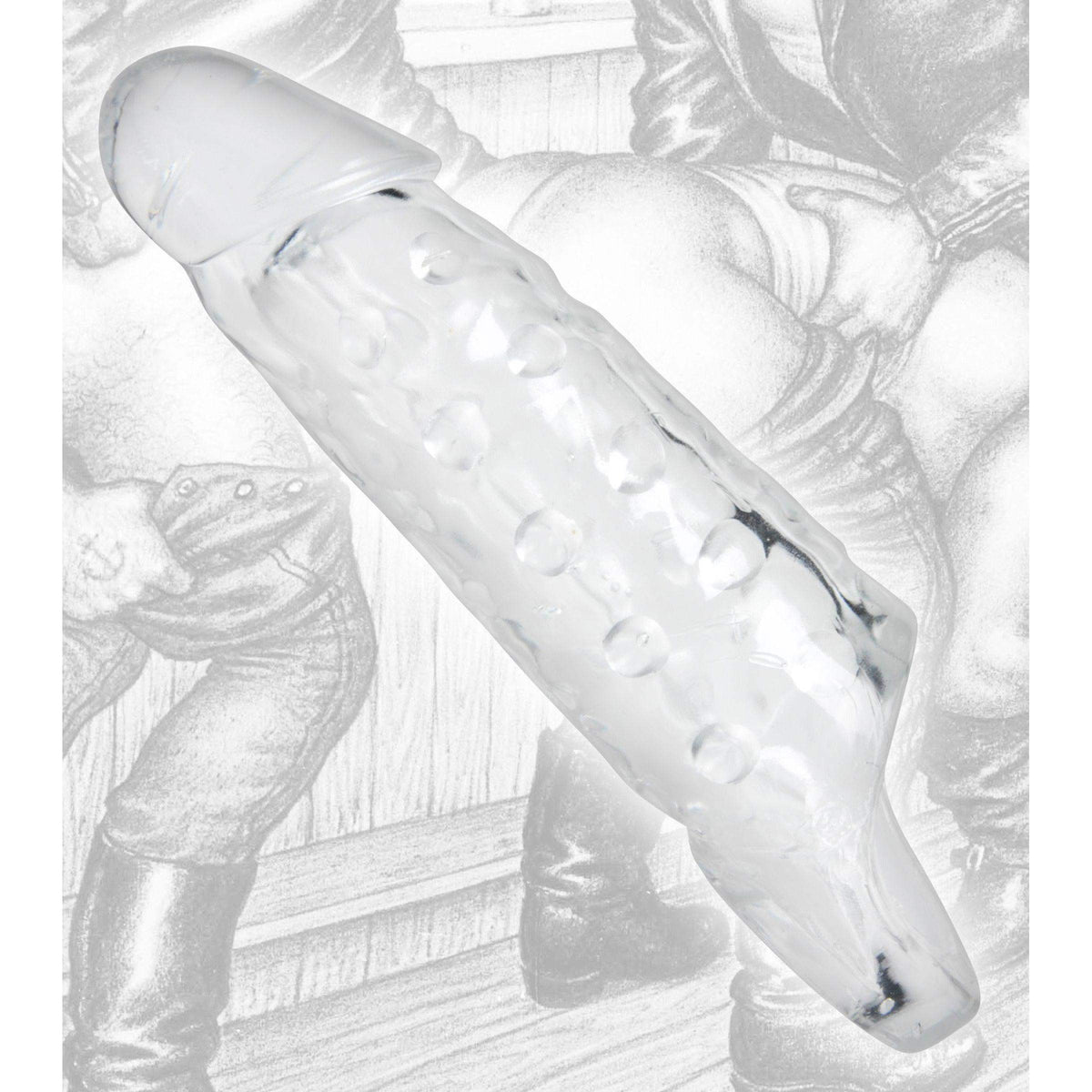 Tom of Finland Clear Realistic Cock Enhancer - The Dildo Hub