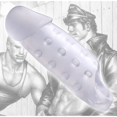 Tom of Finland Clear Smooth Cock Enhancer - The Dildo Hub