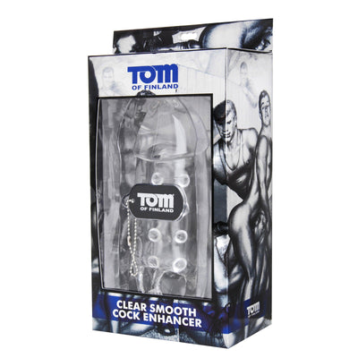 Tom of Finland Clear Smooth Cock Enhancer - The Dildo Hub