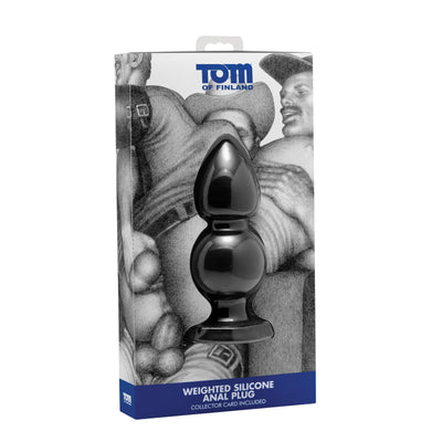 Tom of Finland Weighted Silicone Anal Plug - The Dildo Hub