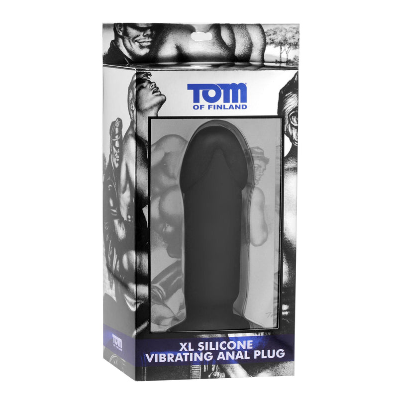 Tom of Finland XL Silicone Vibrating Anal Plug - The Dildo Hub