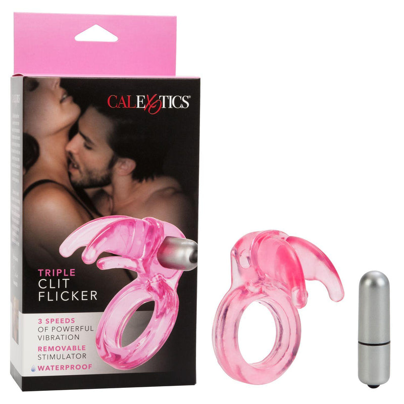 Triple Clit Flicker Stimulator | CalExotics - The Dildo Hub