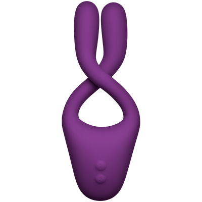 Tryst Multi Erogenous Zone Silicone Massager - Purple - The Dildo Hub