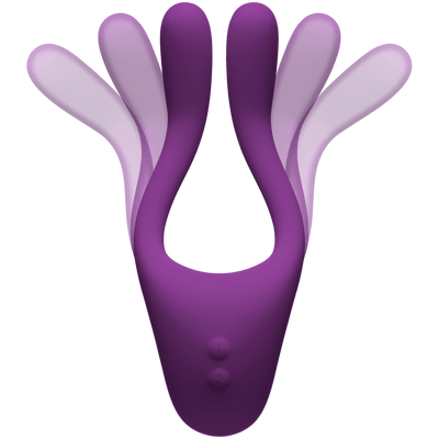 Tryst Multi Erogenous Zone Silicone Massager - Purple - The Dildo Hub