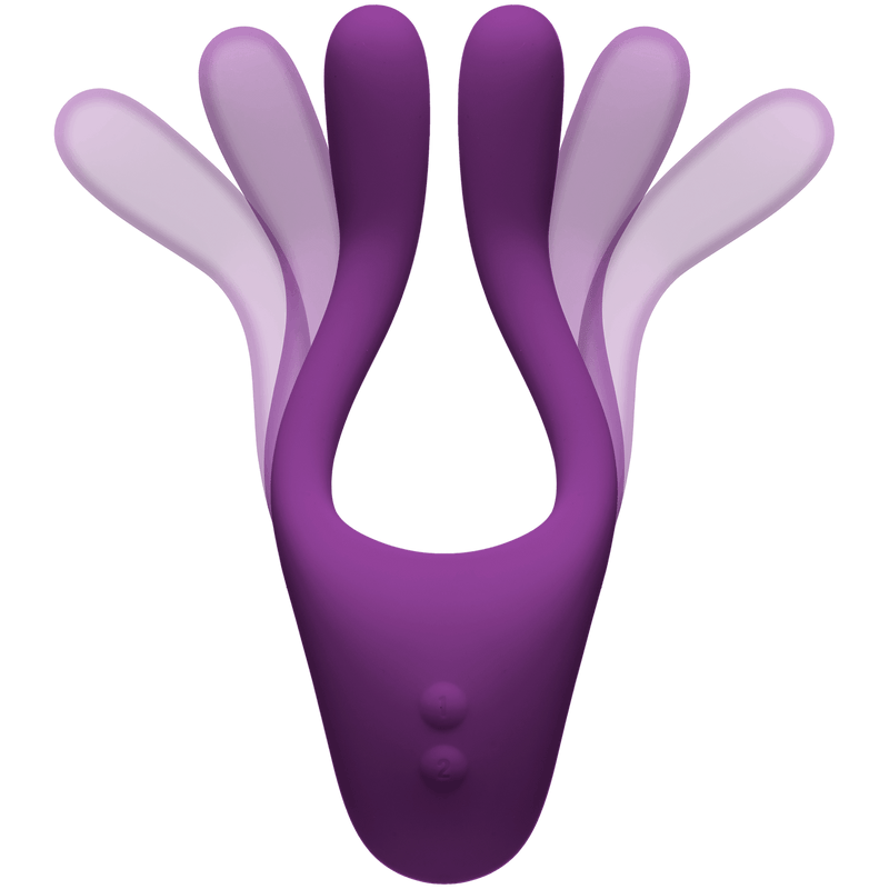 Tryst Multi Erogenous Zone Silicone Massager - Purple - The Dildo Hub